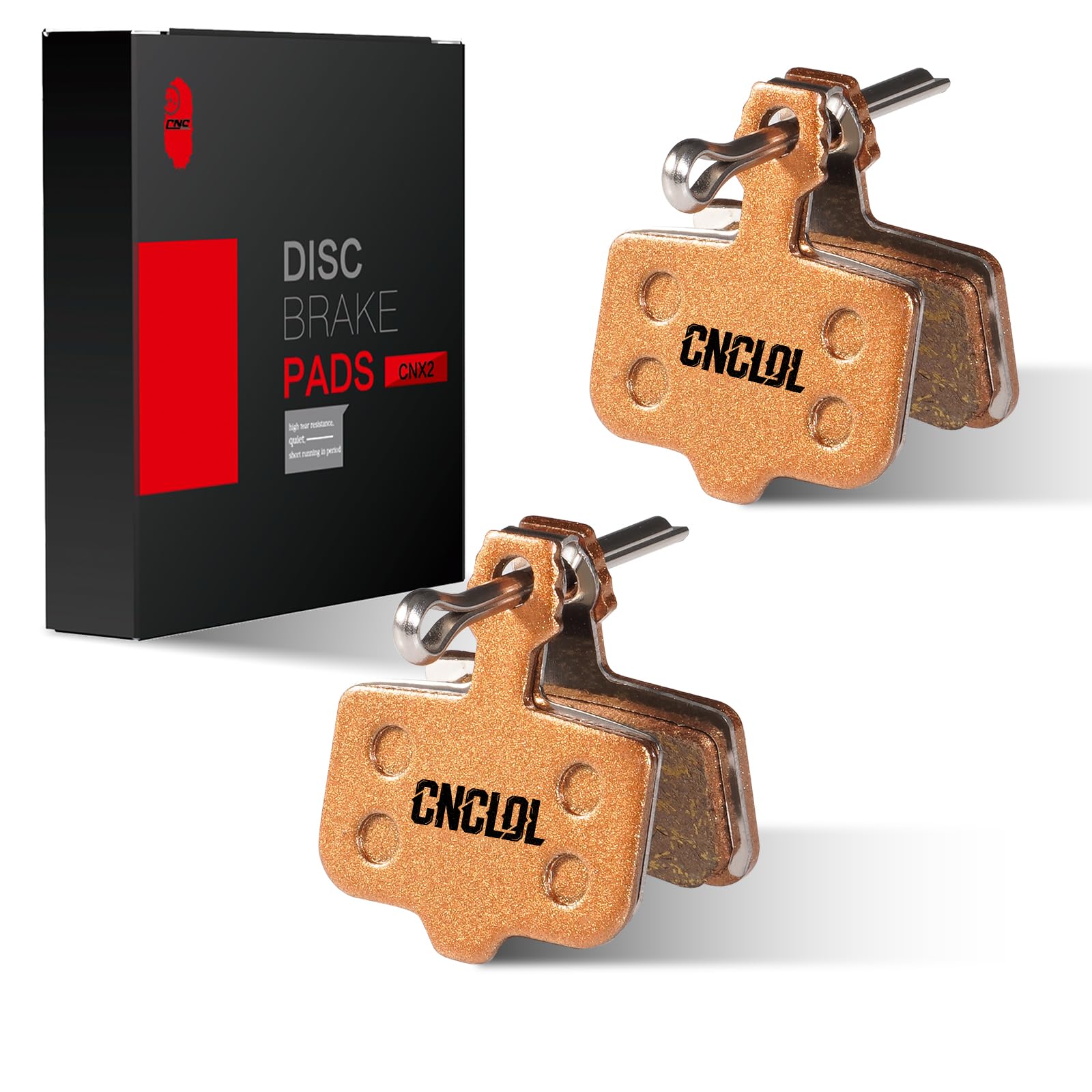 CNCLOL Bike Disc Brake Pads For Avid Elixir 1 3 5 7 9 ER CR Mag,Bicycle Brake Pads For Sram level T TL Rival XX,X0,XXWC DB1 DB3 DB5 Brake Pads.Polymetallic