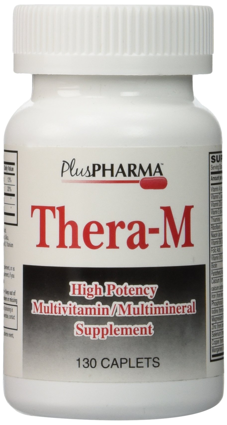 Plus Pharma TheraM Multivitamin Multimineral Supplement 130 Caplets