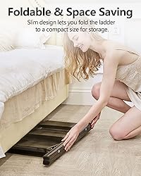 SOLADDER Step Ladder 3 Step Folding, Small Step
