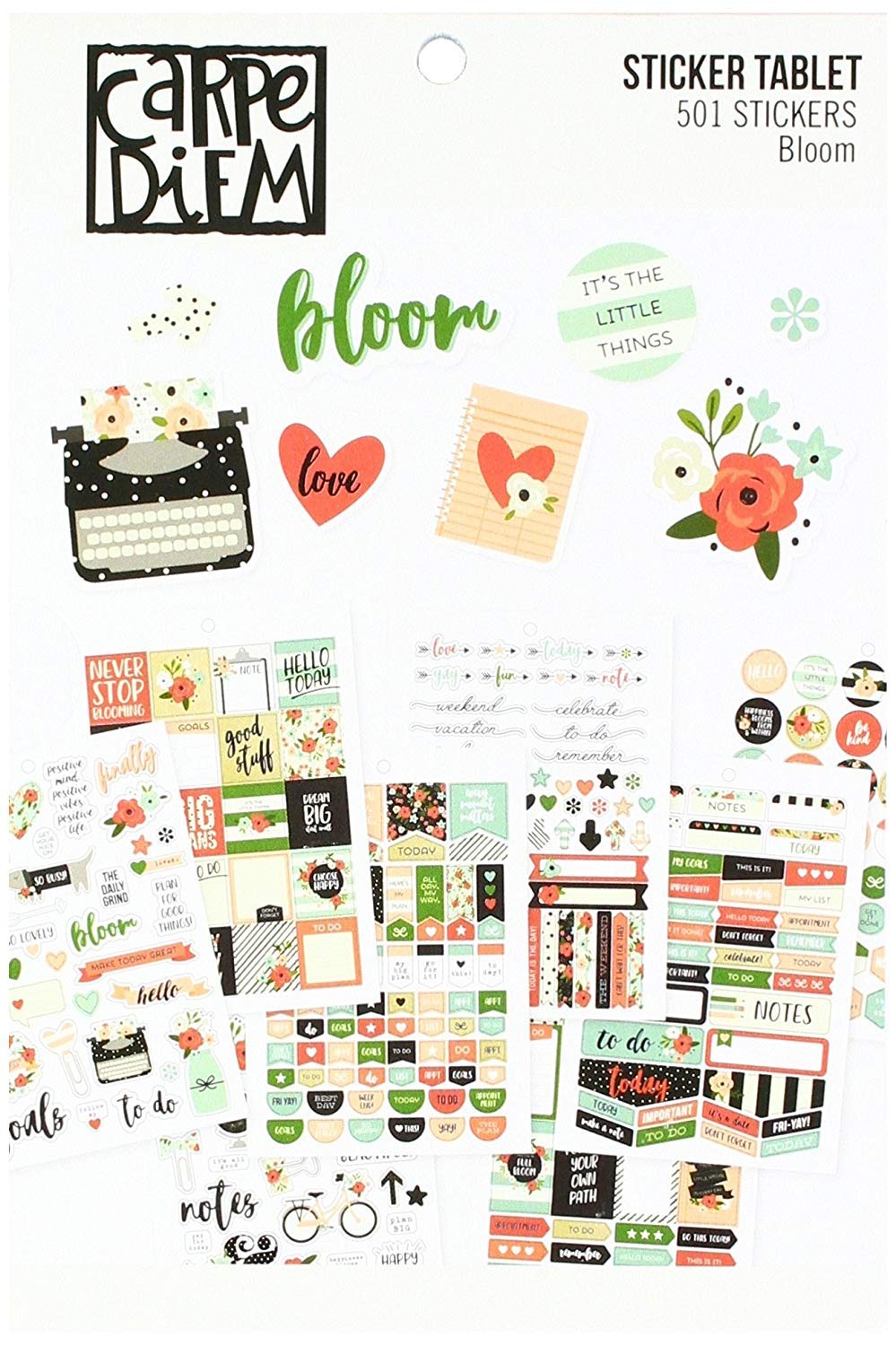 Simple Stories Bloom Sticker Tablet, Multicoloured