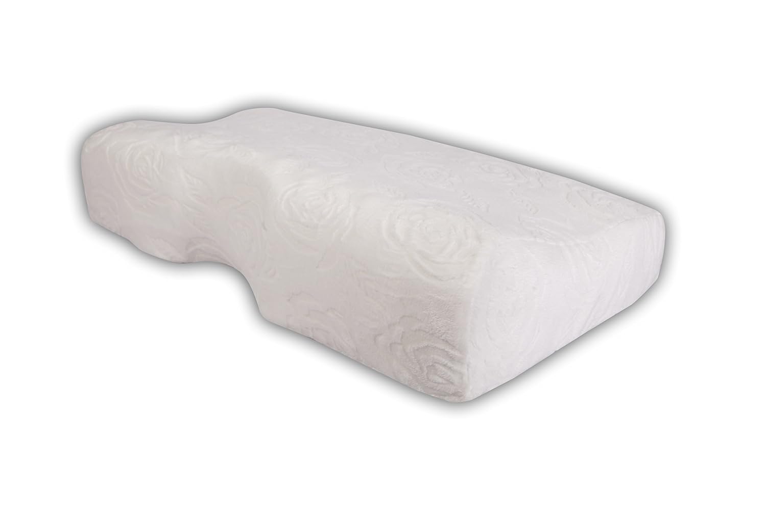 FUNREST Dunlop Natural Latex Foam Contour Pillow with Velour Zipper