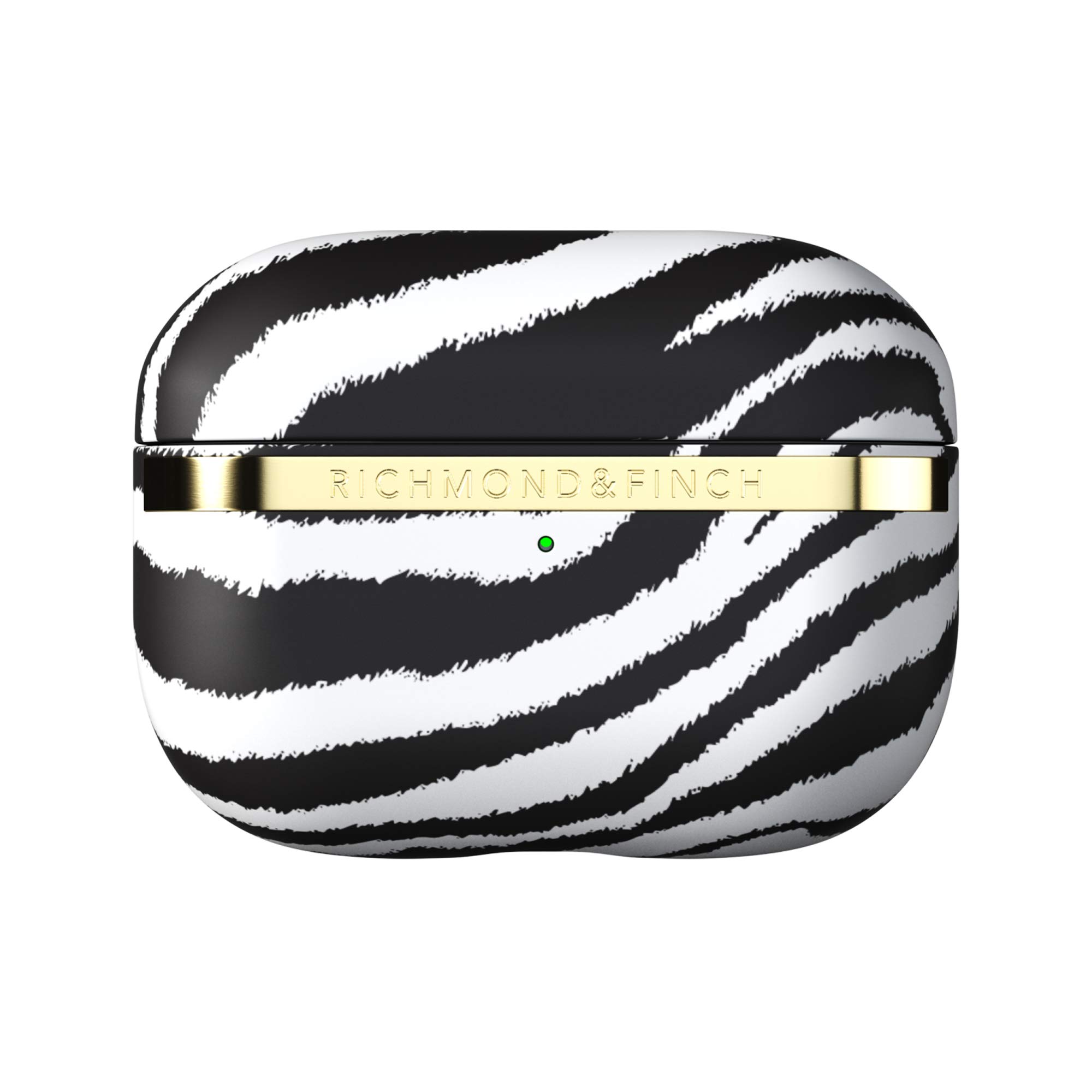 RICHMOND & FINCH Compatible with Airpod Pro Case, Zebra Design Airpod Pro Cover, Shockproof, Scratch Resistant, Wireless Charging Compatible, Fully Protective Cover for Airpod Pros