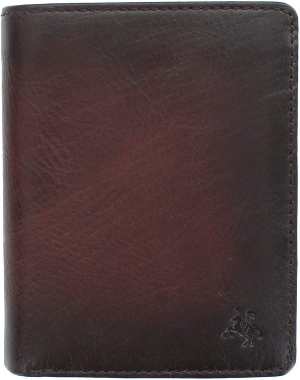 VISCONTI Atelier Collection Hector Leather Wallet RFID AT62 Burnish Tan