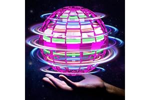 KIYTARBOO Flying Orb Ball Toy, 2023 Upgraded Boomerang Hover Ball Fidget Spinner for Kids, Hand Drone Orbit, Cool Toys Gift for 6 7 8 9 10+ Year Old Boys Girls Teens Outdoor Toys(Purple)