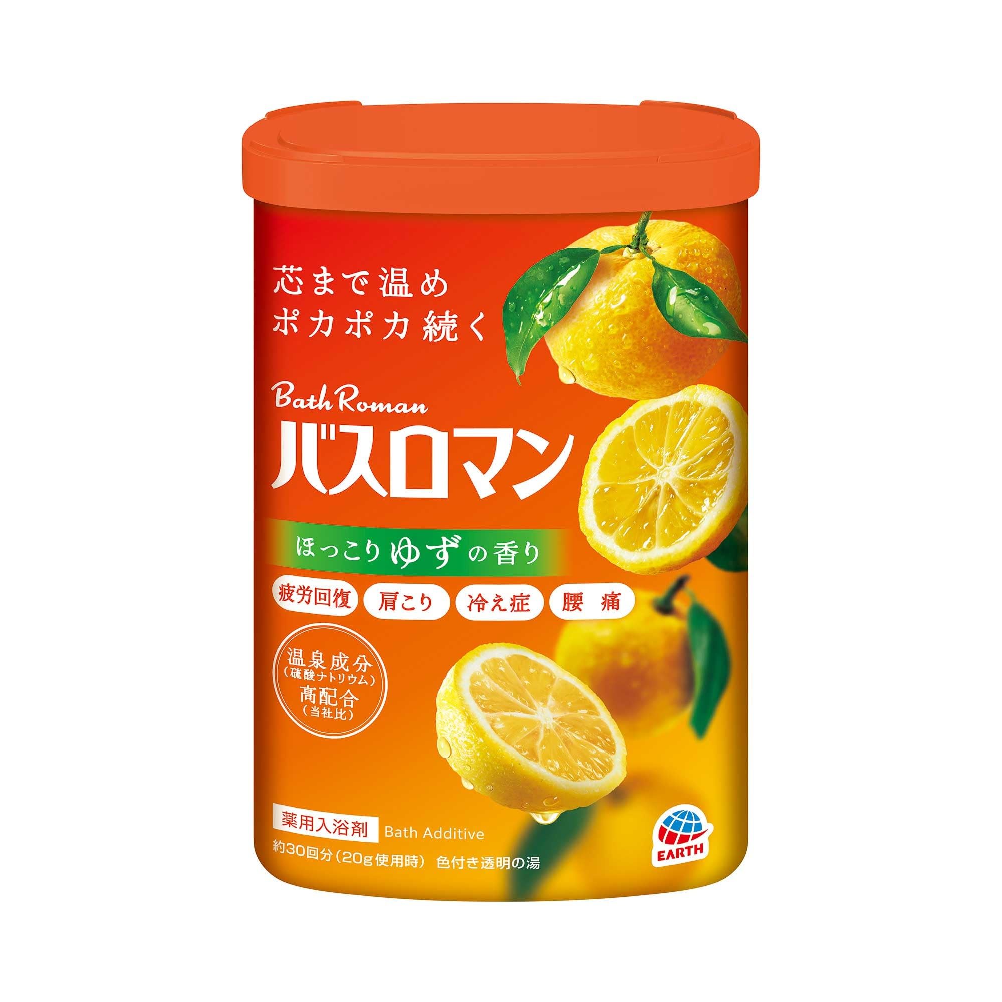 Japanese Bath Salts ”Bath Roman Yuzu flavor 600g"