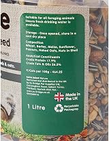 Extra Select Squirrel & Chipmunk Feed In Bucket 1ltr view 2