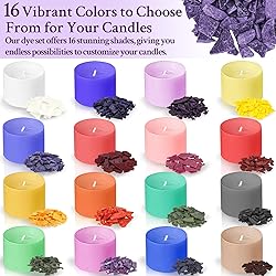 MAQIHAN Candle Color Dye for Soy Wax - 16 Popular