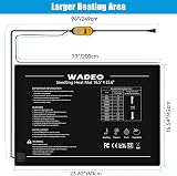WADEO 50W Heat Mat for Plants 60x42cm with Thermostat, Waterproof view 5