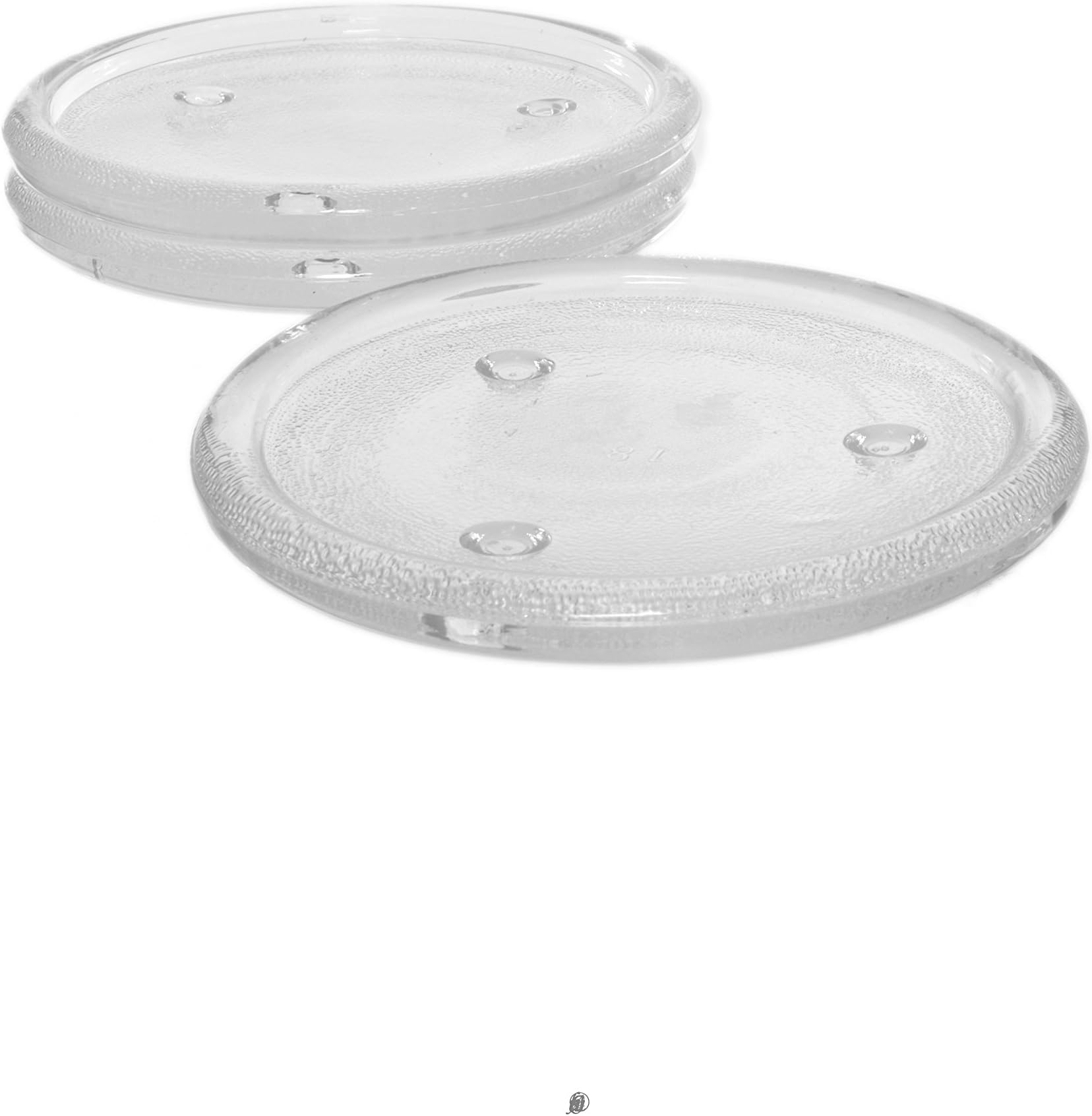 American Chateau Set of 3 Clear Glass Large 5" Pillar Candle Holder Base with Glass Feet