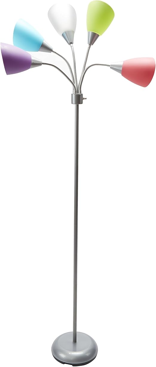 High Five Floor Lamp With Five Color Shades