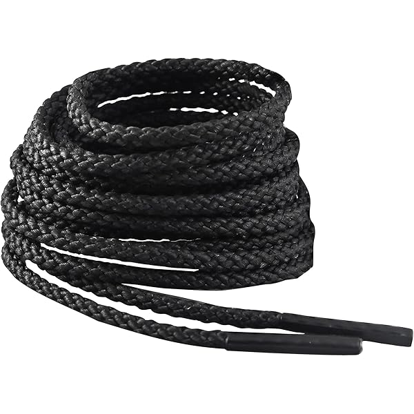 Greatlaces 550 Paracord Boot Laces – 2 Pair Pack With Black Steel Tips, Strongest Available