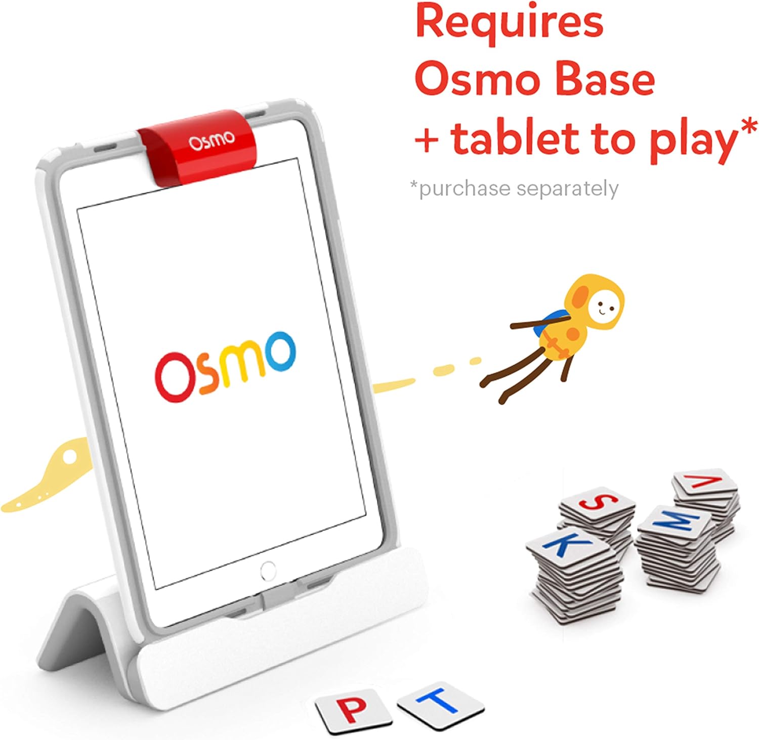 Osmo - Case for iPad (iPad 10.2") - Works with: iPad 7th Gen 10.2 inch (Amazon Exclusive), White - Image 3