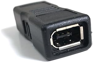 Micro Connectors, Inc. Firewire 1394 Adapter Coupler 6 Pin Female to 6 Pin Female (G08-233 )