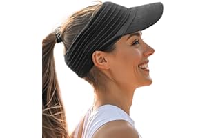 Epsoco Sports Sun Visor for Men Women UV Protection Lightweight Packable Stretchy Hats for Running, Tennis, Golf