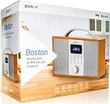 Groov-e Boston Wooden DAB FM Digital Radio Alarm Bluetooth Portable Mains view 5