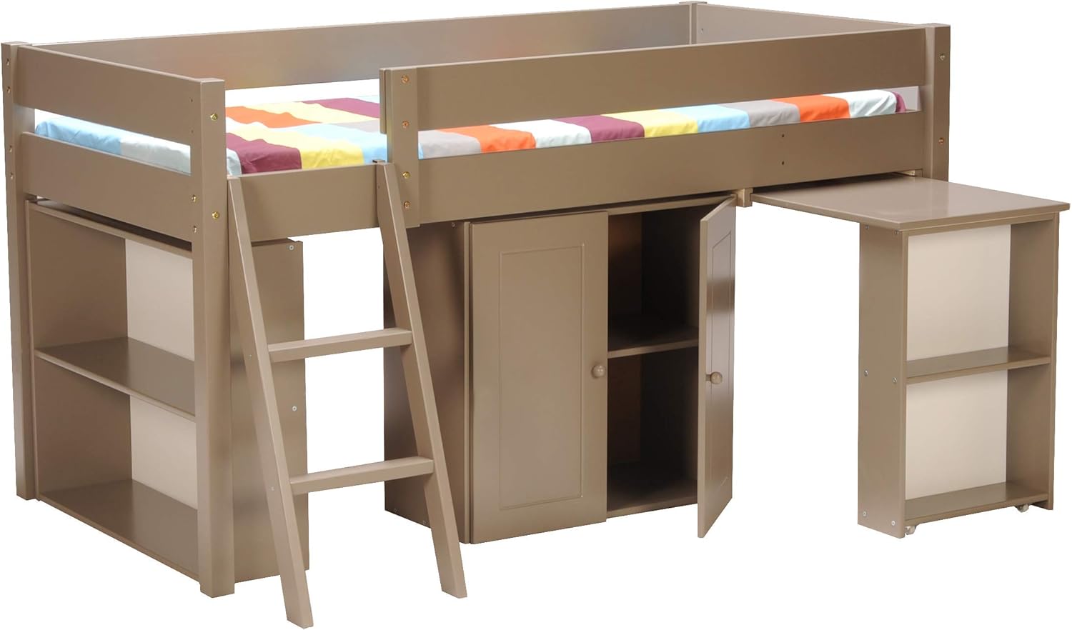 Weber Industries 213543 Lit Combine Tino Bureau Penderie Etagere Taupe 200 5 X 100 5 X 108 5 Cm Amazon Fr Cuisine Maison