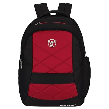 Urban Tribe Jumbo Backpack for Bigger Size laptops and with Anti Theft Feature (30Ltrs) - Black/Red