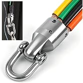 Brolena Wire Puller, Fits 2/0&ndash;350 MCH Copper &amp; Aluminum Wires, 4000 lbs Capacity, Electrical Cable Pulling Tools with D-Shackle, T-Handle Wrench, L-key &amp; Storage Case for Electricians