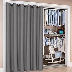 Hiasan Sliding Patio Door Blackout Curtains,1 Panel