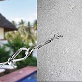 kissral 6 Pack M4 Stainless Steel Hook Eye Turnbuckle Wire Tensioner Rope Cable view 8