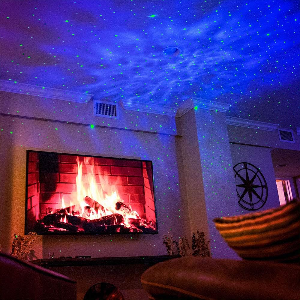 Sky Lite - Laser Projector w/LED Nebula Cloud for Game Rooms, Night