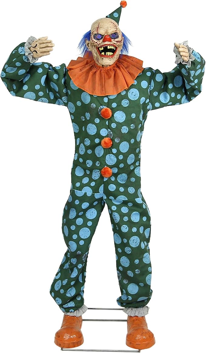 View Haunted Clown Doll Spirit Halloween Gif