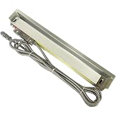 Digital Readout 2 Axis 3 Axis DRO Display Linear Optical Linear Scale Encoder 5um 350mm (14") Travel Length for Milling Mill Machine Lathe Machine(350mm)