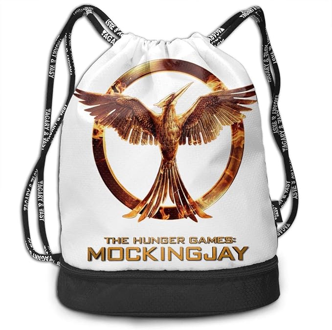 CJiHEFA Art The Hunger Games Mockingjay Tag Travel Backpack