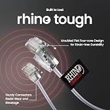 rhinocables RJ11 to RJ45 Cable 1m White Router Modem Ethernet Network Lead view 4