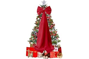 BIRENEROBE Satin Big Bow for Wedding Dresses Bridal Waist Belts Sash Wedding Accessories Bows for Christmas Tree Topper