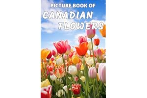 Picture Book of Canadian Flowers: Colorful Extra-Large Print Flower Pictures with Their Names | A Gift/Present Book Idea for 