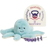 warmies Microwavable &amp; Weighted Stuffed Animals, Octopus - Heated Stuffed Animal Plushie for Warmth &amp; Comfort - Cute Soft Plush Toys for Adults &amp; Children (Boys, Girls, Babies &amp; Toddlers)