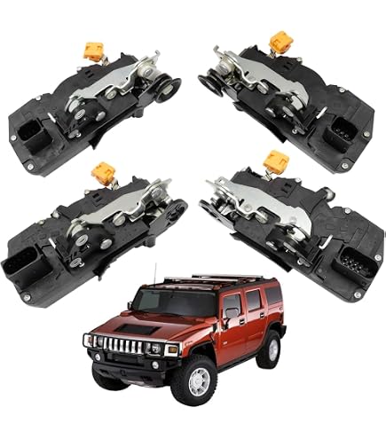 Rear Left Door Lock Latch Actuator For Hummer H2 2003-2006 – Integrated Assembly – Goodshepherd18, 1-Year Warranty