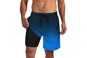 Cozople Mens Swim Trunks 7Inch with Compression Liner Quick Dry Swimsuit Swim Shorts Phone Pocket Swimwear