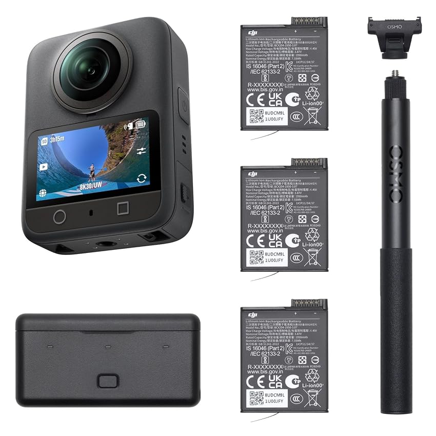 DJI Osmo 360 Combo Adventure, Camera 360