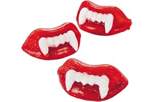 FUN EXPRESS Wax Vampire Teeth Fangs for Halloween, 12 Pieces, 0.01 Ounces