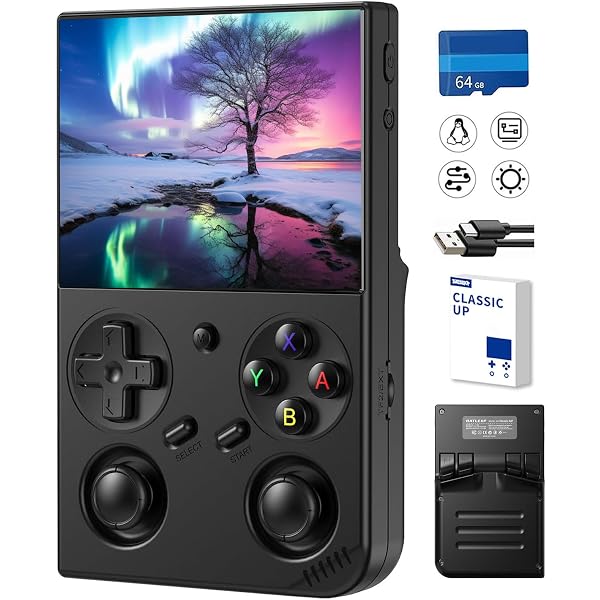 Amazon.com: RG353VS Retro Handheld Game Linux System RG3566 3.5