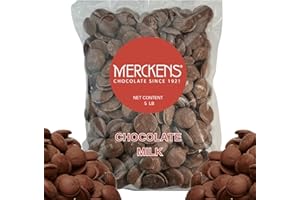 GENERIC Milk Chocolate Melting Wafers 5LB – Smooth and Creamy, Perfect for Dipping, Baking, Candy Making, and Decorating Desserts – Ideal for Fountains, Coating, and Molded Chocolates. (5 pound) (Milk Chocolate)