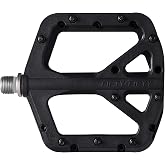 FIFTY-FIFTY Mountain Bike Pedals, Non-Slip MTB Nylon Composite Flat Pedals | 9/16" Bicycle Pedals, Lightweight and Wide Flat Platform, Easy to Install