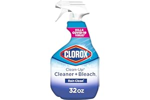 Clorox Clean-Up All Purpose Cleaner with Bleach, Spray Bottle, Rain Clean, 32 Fluid Ounces (Package May Vary)