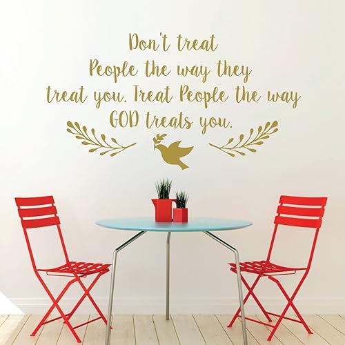 Amazon Com Christian Wall Decal Don T Treat People The Way They