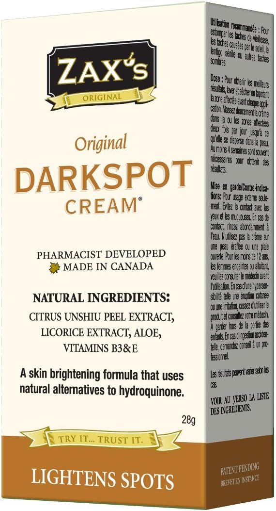 zax's dark spot cream