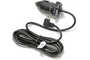 EDO Tech Ultra Compact Mini USB Car Charger Power Cable Cord for Garmin Nuvi 2495lmt 2497lmt 2539lmt 2555lmt 2557lmt 2589lmt 