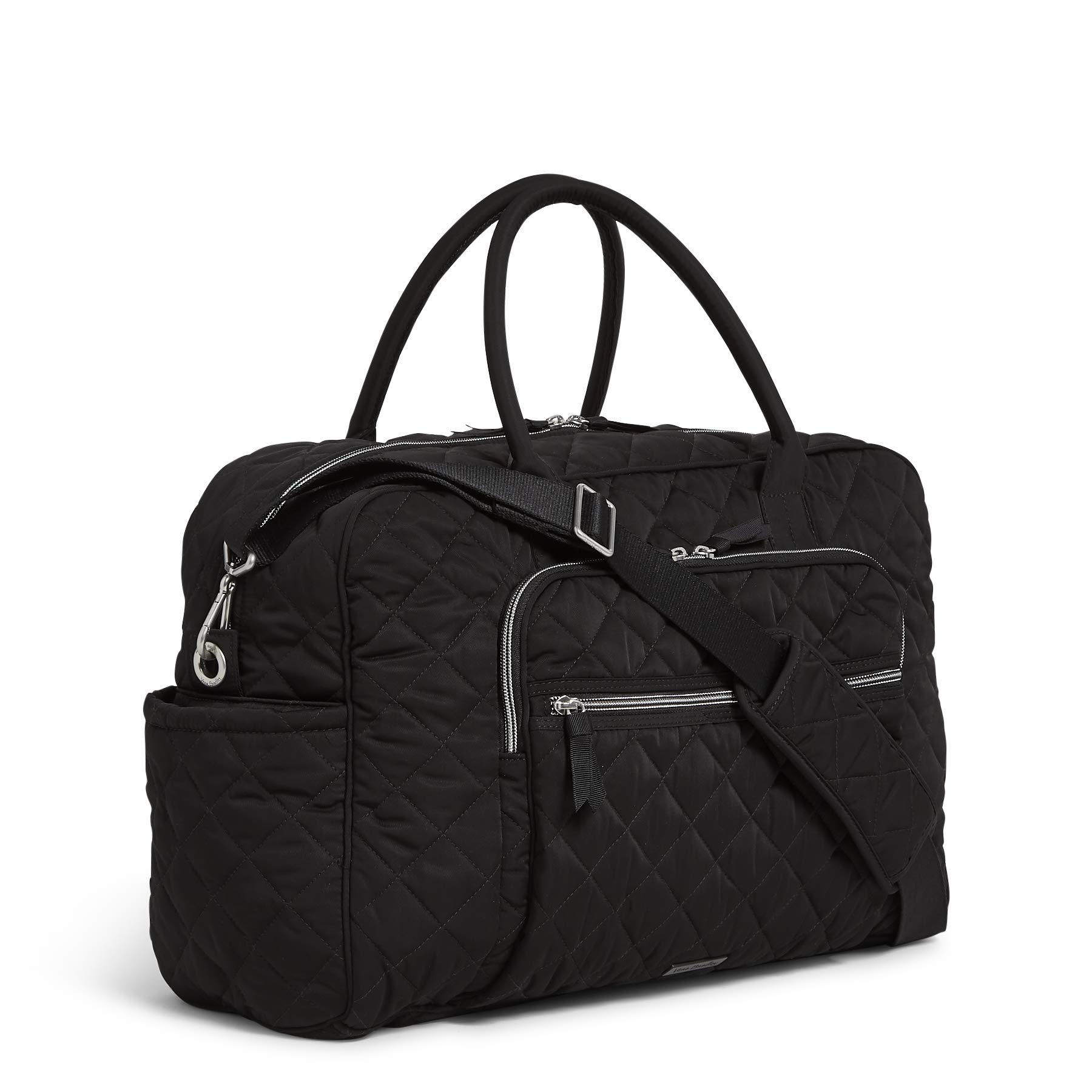 Vera Bradley Women's Performance Twill Weekender Travel Bag, True Black, One Size