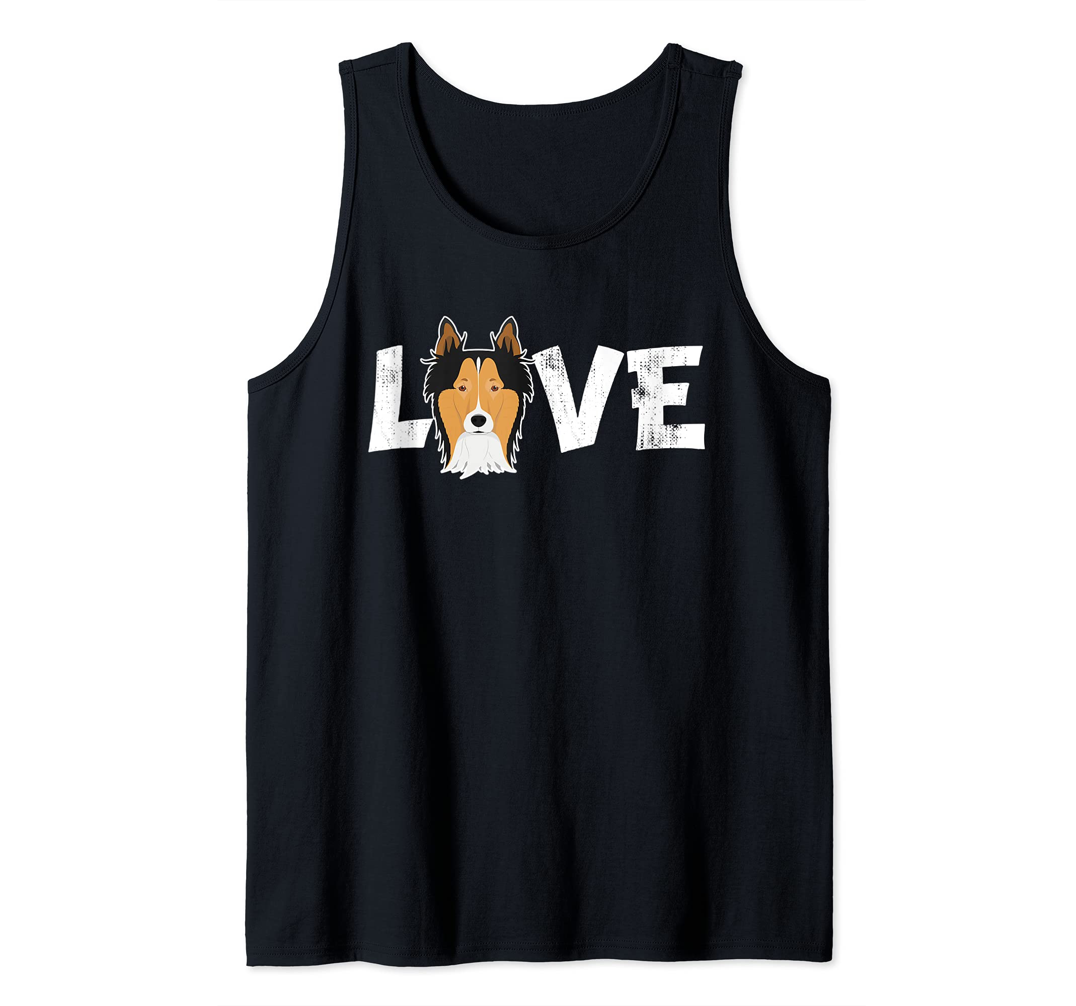 Dog Mom Dog Dad Collie Dog Pet Lover Tank Top