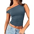 Trendy Queen Womens Off The Shoulder Tops Summer Shirts Going Out Crop Tank Top Y2K T Corset Tube Cute Fashion Outfits