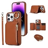 Nunwiza for iPhone 13 Pro Case Wallet with Card