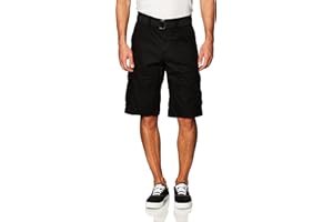 Southpole Men's Ripstop Belted Cargo Shorts
