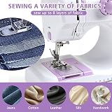 M MUNCASO Sewing Machine for Beginners 12 Stitch UK Plug Portable Mini view 5