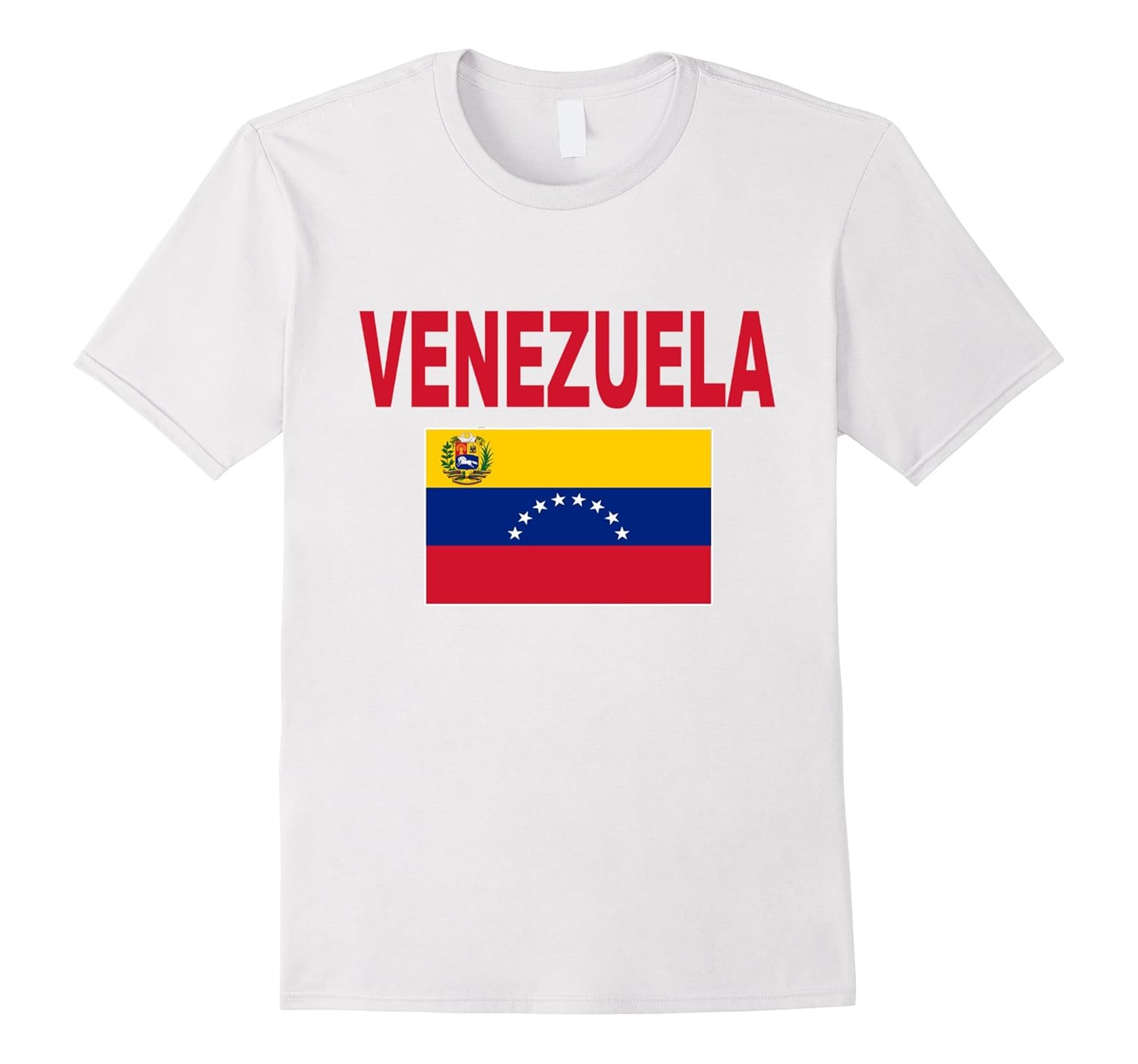 Candymix T-Shirt Bambino Unisex Con Bandiera Venezuela Sbiadita - Cotone 100%